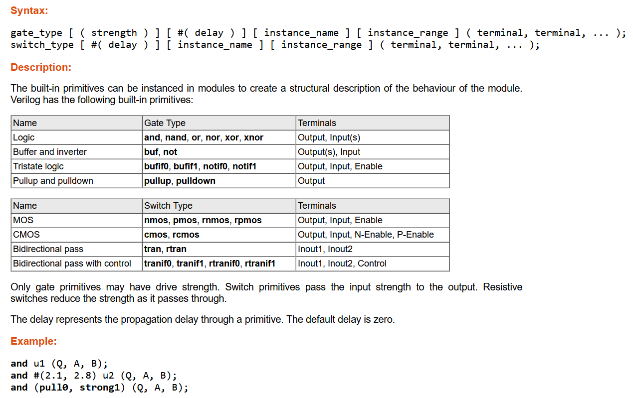 Built-In Primitives